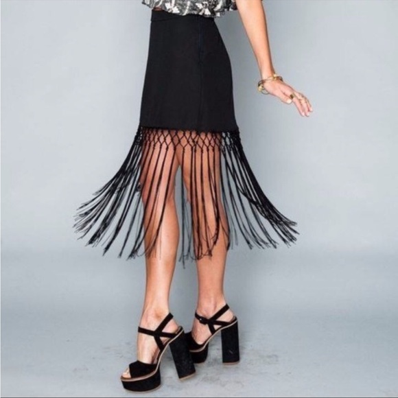 Show Me Your Mumu MK Mini Skirt Silky Satin M - Picture 2 of 2